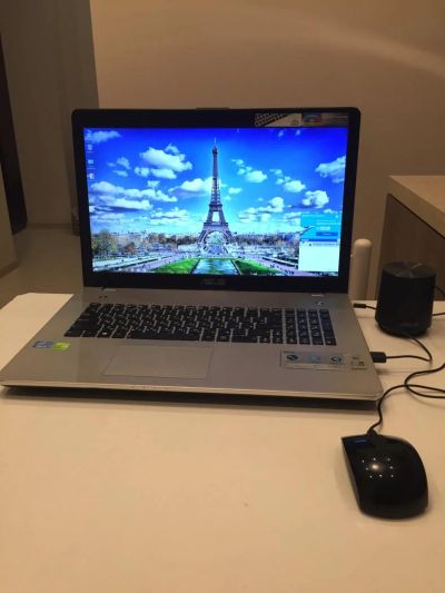 Лот: 8562321. Фото: 1. Asus N76V (17.3"; i5 2x2.6; ОЗУ... Ноутбуки