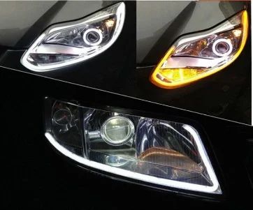 Лот: 9039845. Фото: 1. Дхо 335 led 45W+Y Светящие полоски... Детали тюнинга
