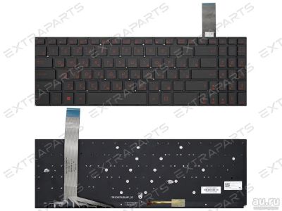 Лот: 16154679. Фото: 1. Клавиатура Asus F570ZD черная... Клавиатуры для ноутбуков