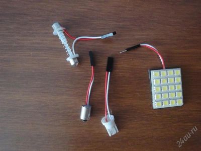 Лот: 1632276. Фото: 1. Диодная панель 20 SMD + T10, C5W... Салон