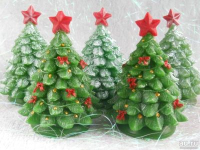 Лот: 8744152. Фото: 1. Ёлочка 3D. Новогоднее мыло ручной... Подарки на Новый год