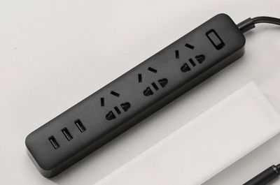 Лот: 7401378. Фото: 1. Xiaomi Mi Power Strip Black... Удлинители, тройники, сетевые фильтры
