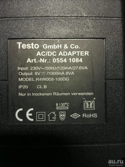 Лот: 9193180. Фото: 1. Блок питания 8V 1A Testo GmbH... Корпуса, блоки питания