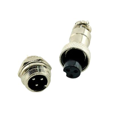 Лот: 17507701. Фото: 1. Авиационный разъём GX16, 3PIN... Разъёмы