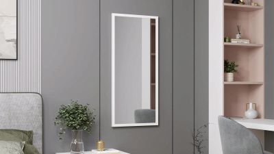 Лот: 23760300. Фото: 1. Зеркало Bailey 110x50, цвет Белый. Зеркала