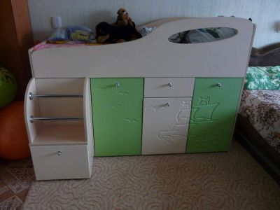 Лот: 7984785. Фото: 1. Детская кровать, чердак. Детские кровати и кроватки
