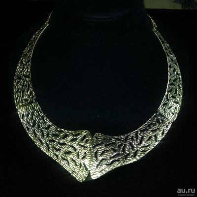 Лот: 8813343. Фото: 1. Металлическое колье-воротник. Колье