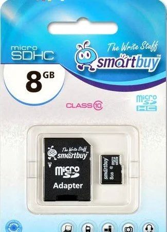 Лот: 9285326. Фото: 1. Карты памяти MicroSD 8Gb Smart... USB-флеш карты