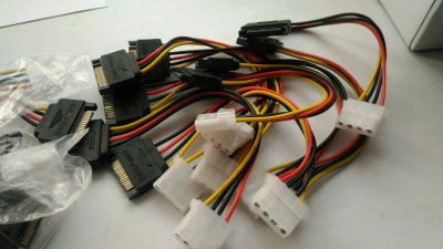Лот: 10946733. Фото: 1. Переходники sata - molex , molex... Шлейфы, кабели, переходники