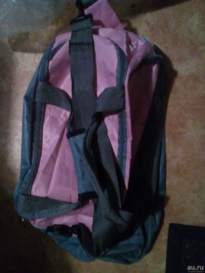 Лот: 13607947. Фото: 1. Спортивная сумка,серо-розовая... Сумки