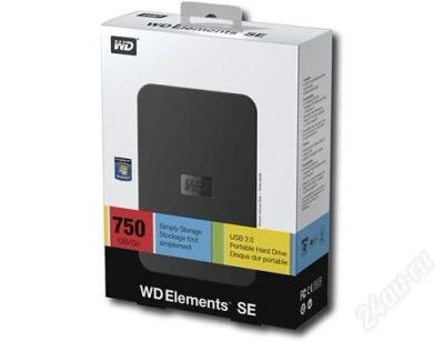 Лот: 978982. Фото: 1. Внешний HDD 750Gb WD USB 2.5... Внешние жесткие диски