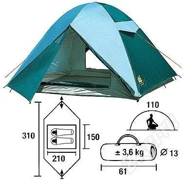 Лот: 401025. Фото: 1. Палатка Mira lite 2High Peak... Палатки, тенты