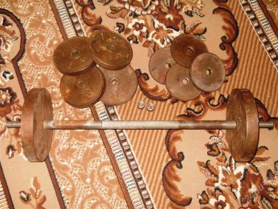 Лот: 1513964. Фото: 1. штанга!!! для спортсменов ;). Штанги, блины