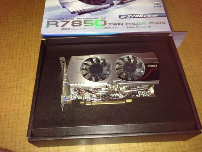 Лот: 4165118. Фото: 1. MSI ATI Radeon HD 7850 Twin Frozr... Видеокарты
