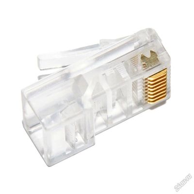 Лот: 5548359. Фото: 1. Коннектор - RJ-45 5E уп экранированные... Другое (сетевые устройства)