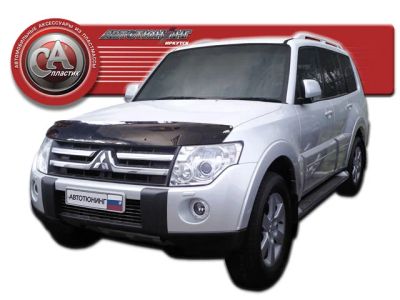Лот: 4831249. Фото: 1. Дефлектор капота (чёрный) Mitsubishi... Детали тюнинга