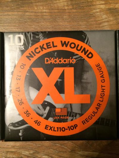 Лот: 5100535. Фото: 1. Струны для электрогитары D'Addario... Аксессуары, комплектующие
