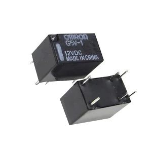 Лот: 17507963. Фото: 1. Электромагнитное реле G5V-1 12VDC... Реле, тумблеры, переключатели