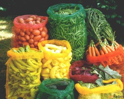 Лот: 21379464. Фото: 1. Сетка овощная 25кг 42х63см. Другое (для дачи, дома, огорода, бани, парка)