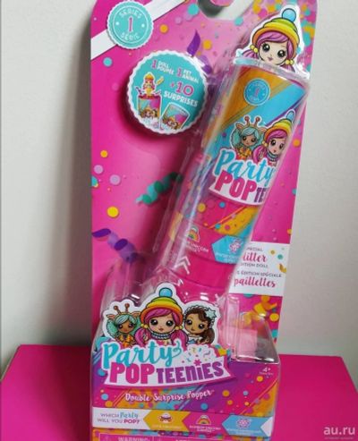 Лот: 17691458. Фото: 1. Pop Teenies хлопушка сюрприз. Подарки на Новый год