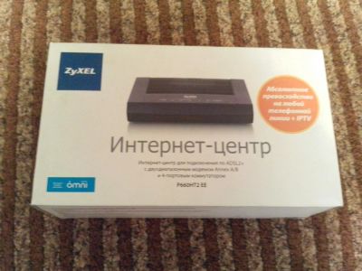Лот: 3145289. Фото: 1. продам Интернет-центр Zyxel p660ht2... Проводные модемы