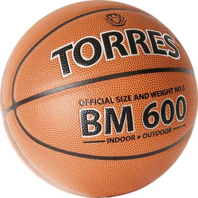 Лот: 22362110. Фото: 1. Мяч баскетбольный Torres BM600... Мячи, ракетки, шайбы, клюшки