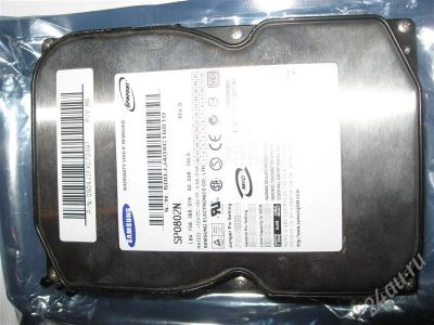 Лот: 707330. Фото: 1. Samsung SP0802N 80Gb IDE(неисправен... Жёсткие диски (HDD)