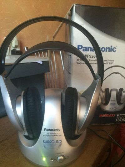 Лот: 7771732. Фото: 1. Panasonic RP-WF9301 радиочастотные... Наушники, гарнитуры