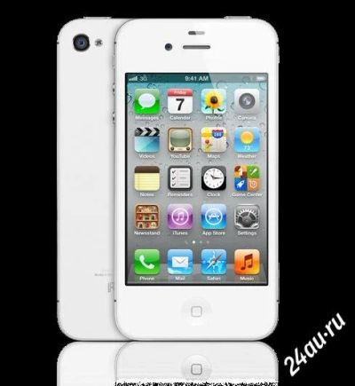 Лот: 1401028. Фото: 1. Iphone 4s 16Gb white. Смартфоны