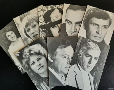 Лот: 17795666. Фото: 1. набор открыток "Актёры советского... Открытки, конверты