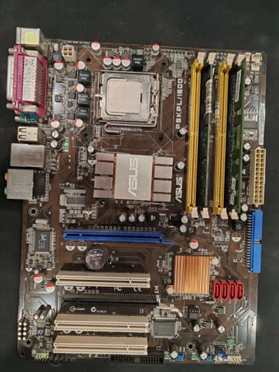 Лот: 23518436. Фото: 1. Материнская плата Asus P5kpl/1600... Материнские платы
