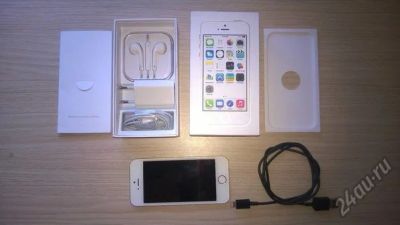Лот: 5724542. Фото: 1. Iphone 5s gold 16Gb LTE (1530). Смартфоны