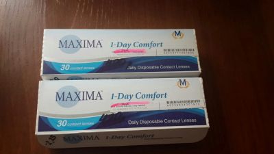 Лот: 5521701. Фото: 1. Контактные линзы Maxima 1-Day... Контактные линзы