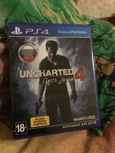 Лот: 8887584. Фото: 1. Uncharted 4 PS4. Игры для консолей