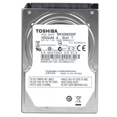 Лот: 17666703. Фото: 1. Toshiba 320 Гб MK3259GSXP. Жёсткие диски (HDD)