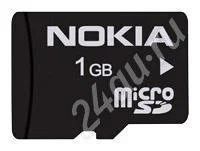 Лот: 395113. Фото: 1. MicroSD Nokia 1GB. Карты памяти