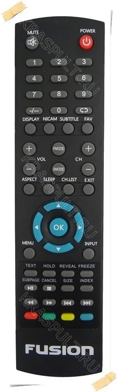 Лот: 15905883. Фото: 1. Пульт FUSION FLTV-16C10, FLTV-19C10... Пульты ДУ