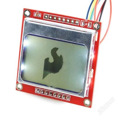 Лот: 2949251. Фото: 1. LCD дисплей 84x48 (Nokia 5110... Микроконтроллеры