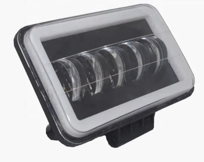 Лот: 22837196. Фото: 1. Фара ПТФ 5SMD 12/24В Линзы + ДХО... Оптика и освещение