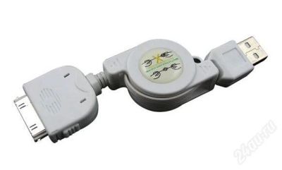 Лот: 1790502. Фото: 1. Выдвижной USB-кабель для Iphone... Дата-кабели, переходники