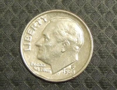 Лот: 6384657. Фото: 1. ONE DIME 1988. Америка