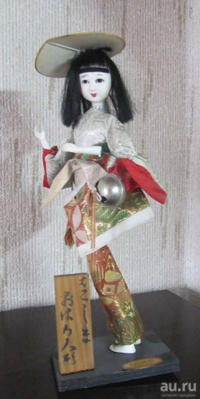 Лот: 9758702. Фото: 1. Японская сувенирная кукла. 70-е... Куклы