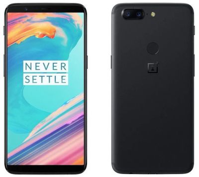 Лот: 10942642. Фото: 1. OnePlus 5T черный 6/64Гб, NFC... Смартфоны