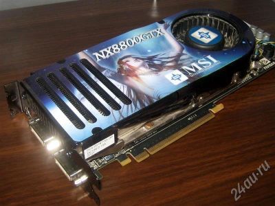 Лот: 394803. Фото: 1. pci-e msi geforce 8800gtx 768mb... Видеокарты