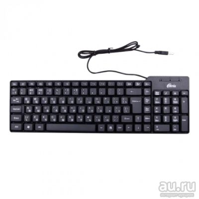 Лот: 10943339. Фото: 1. Клавиатура Ritmix RKB-100 1.3м... Клавиатуры и мыши