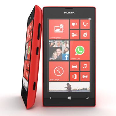 Лот: 4111579. Фото: 1. Nokia Lumia 520 Red. Смартфоны