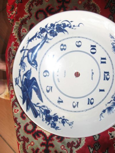 Лот: 15788395. Фото: 1. Фарфоровый циферблат.Гжель. Фарфор, керамика
