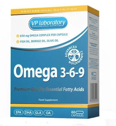 Лот: 8699687. Фото: 1. Omega 3-6-9 от VP Laboratory... Спортивное питание, витамины