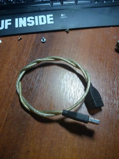 Лот: 8372810. Фото: 1. Юсб USB удлинитель 50 см. Шлейфы, кабели, переходники
