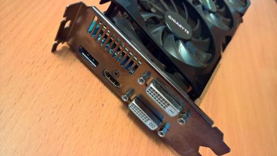 Лот: 12665596. Фото: 1. Видеокарта Gigabyte GeForce GTX... Видеокарты